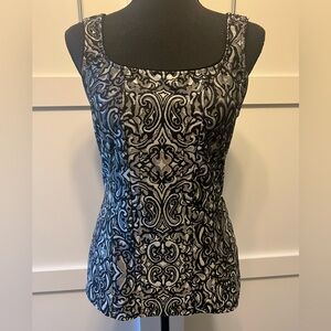 White House Black Market Corset-Style Tank Top Size S